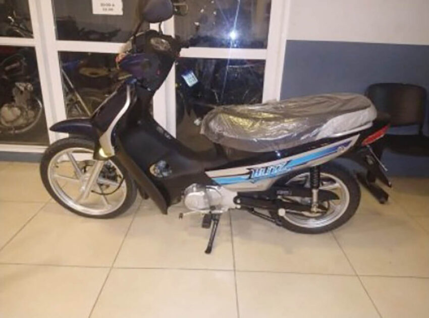 Hallaron la Motomel Blitz robada de una concesionaria 38