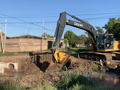 Resistencia: se realizan obra de desagüe pluvial que complementará la de la calle Duvivier 38