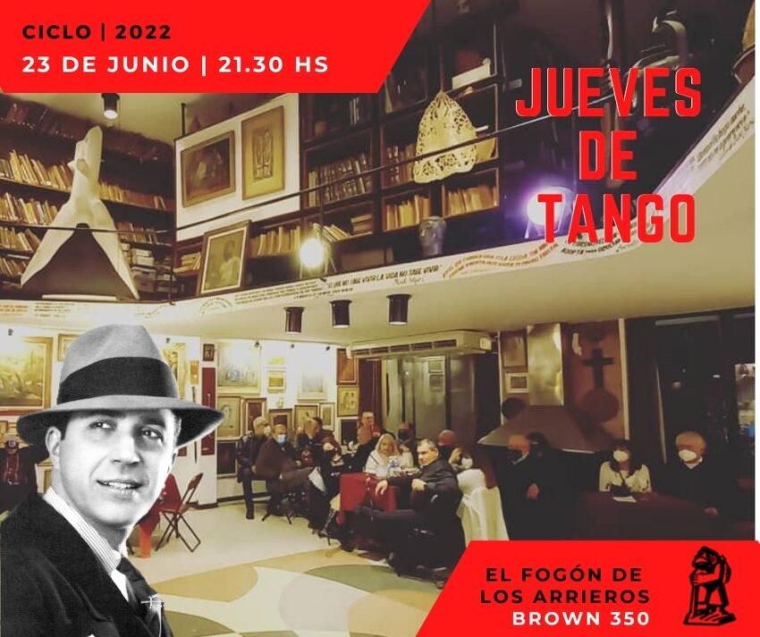 Se viene otro jueves de tango en el Fogón 38