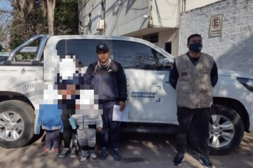 Policías hallaron a tres menores que desaparecieron de un parque 38