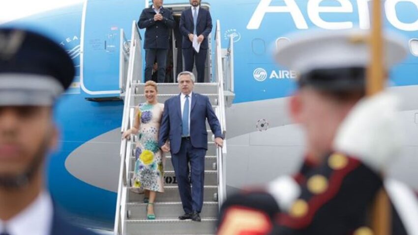 Alberto Fernández llegó a Los Ángeles para la Cumbre de las Américas 38