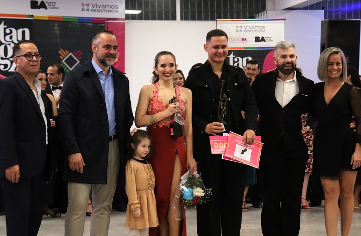 Una pareja chaqueña ganó en una de las categorías de Tangazo 38
