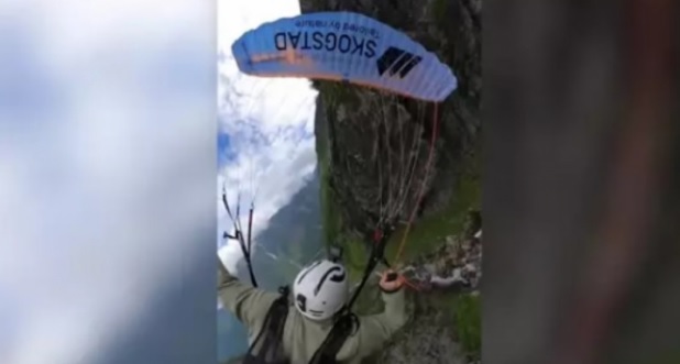 Las espectaculares imágenes grabadas por este paracaidista 38