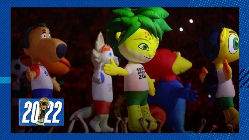 Las mascotas de todos los Mundiales le dieron color y nostalgia a la fiesta 38