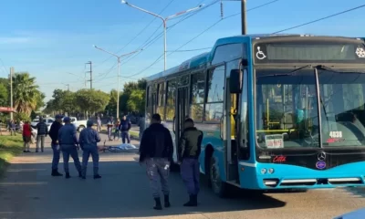 Avenida 25 de Mayo, lugar del accidente en Fontana