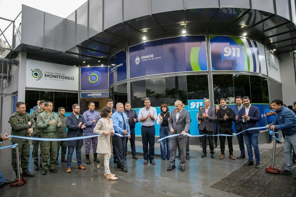 Capitanich inauguró el Centro Único de Monitoreo