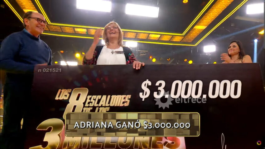 Los 8 escalones: ganó 3 millones y los usará para volver con su ex marido 38 Los 8 escalones: ganó 3 millones y los usará para volver con su ex marido