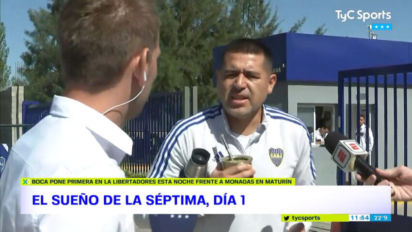 Juan Román Riquelme en TyC Sports