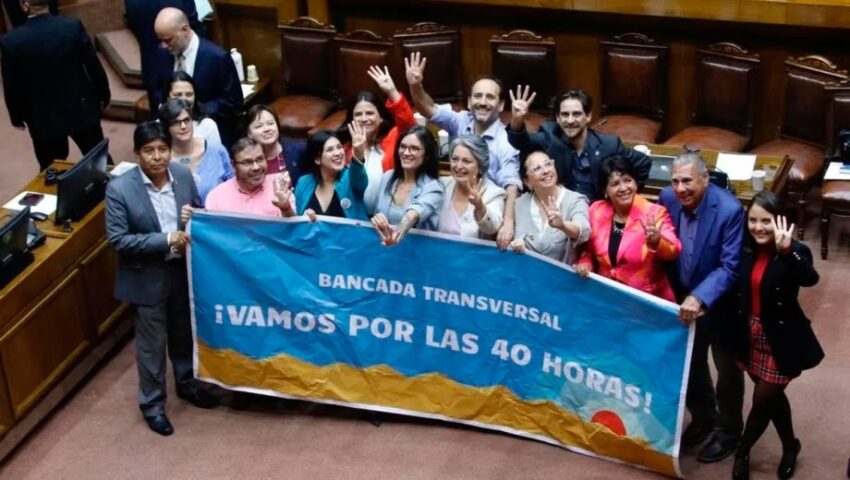El Congreso de Chile aprobó reducir la jornada laboral a 40 horas semanales 38