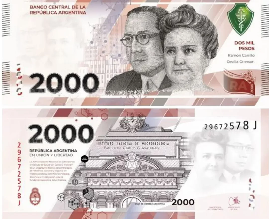 billete de 2000 pesos