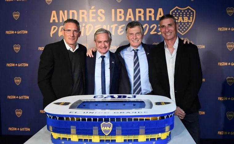 Mauricio Macri Andrés Ibarra Boca Juniors