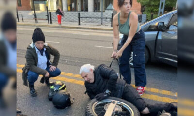 Wanda Nara chocó a una moto