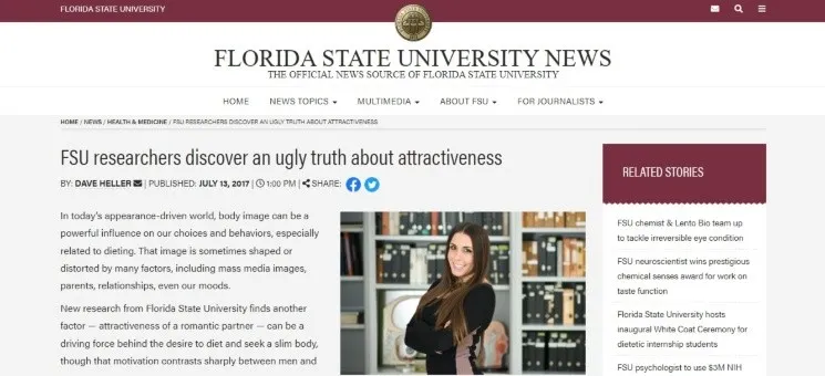 Estudio científico asegura que las mujeres son más felices con hombres feos 37 El estudio de la Universidad de Florida.