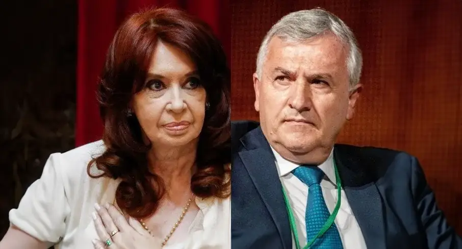 Cristina Kirchner y Gerardo Morales