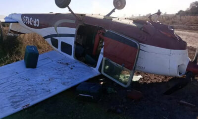 Cayó una avioneta narco en Chaco encontraron más de 300 kilos de cocaína en su interior