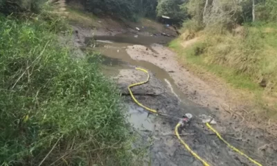 rastrillajes en el río tragadero