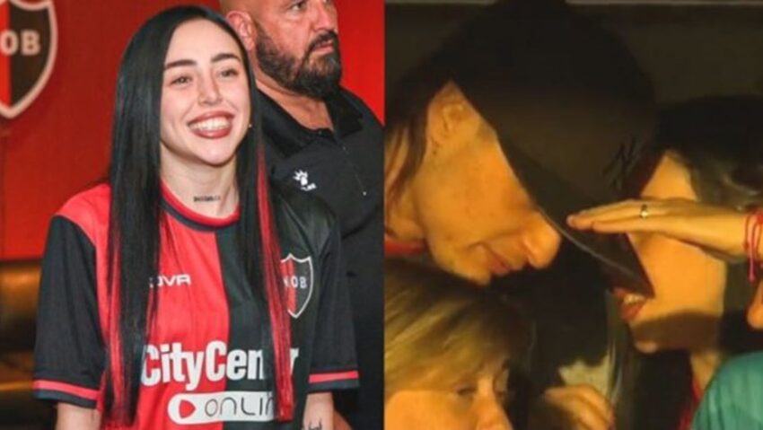 ¿Romance confirmado? Nicki Nicole y Peso Pluma fueron a ver juntos el partido de Newell’s 51