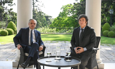 Alberto Fernández y Javier Milei