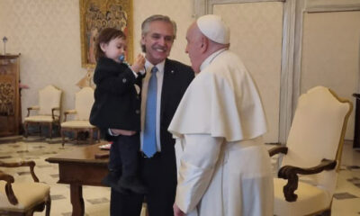 El papa Francisco recibió a Alberto Fernández en el Vaticano