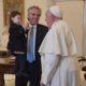 El papa Francisco recibió a Alberto Fernández en el Vaticano