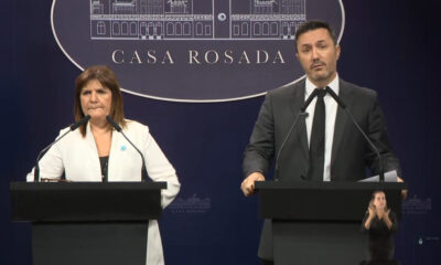 Patricia Bullrich y Luis Petri