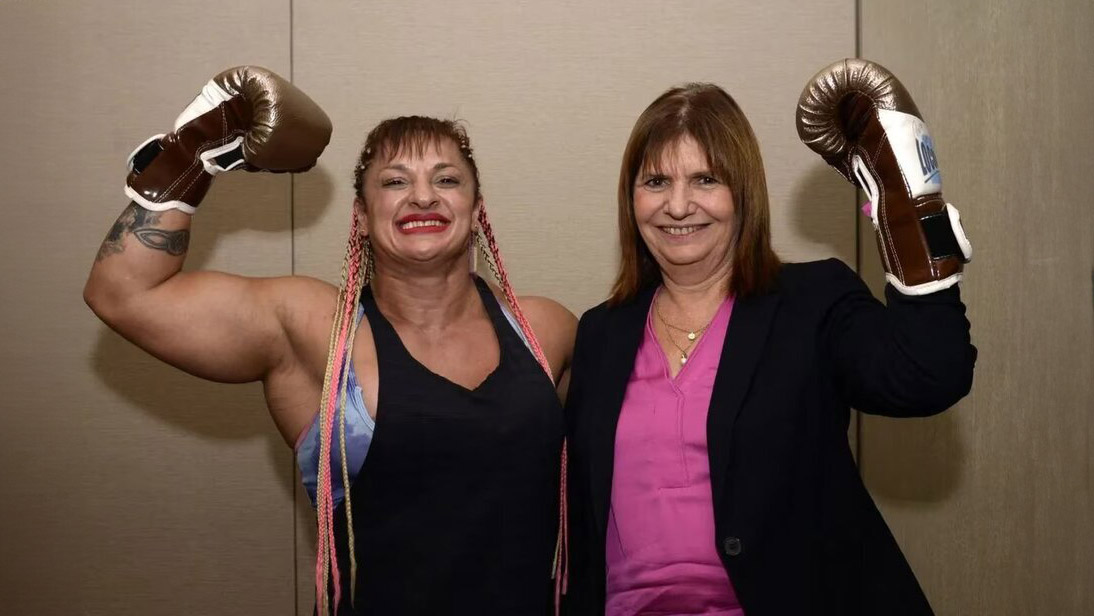 “Locomotora” Oliveras fue contratada por el Ministerio de Seguridad 36 Locomotora Oliveras y Patricia Bullrich
