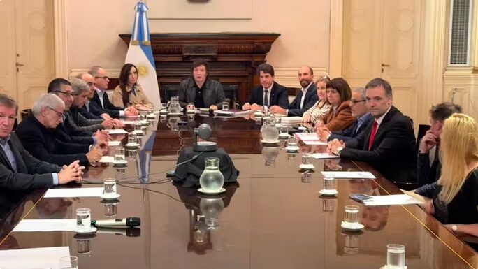 Milei reunió a su Gabinete para ratificar el alineamiento de la Argentina con Israel y analizar posibles amenazas terroristas