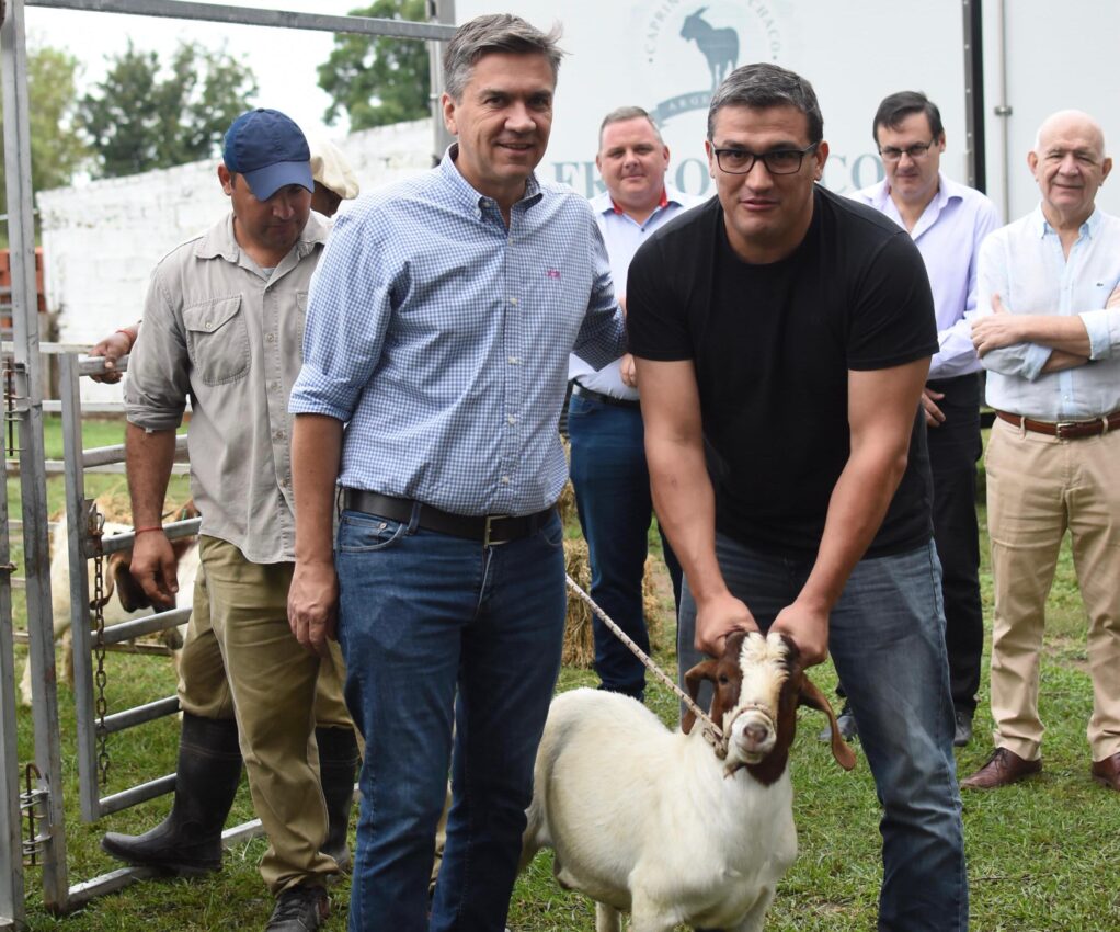 Makallé: Zdero entregó reproductores caprinos y ovinos y reafirmó el acompañamiento al sector productivo