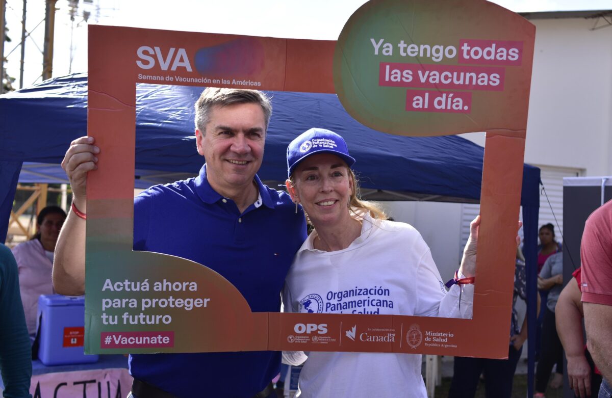 Miraflores: Zdero acompañó la jornada de cierre de la Campaña de Vacunación de las Américas