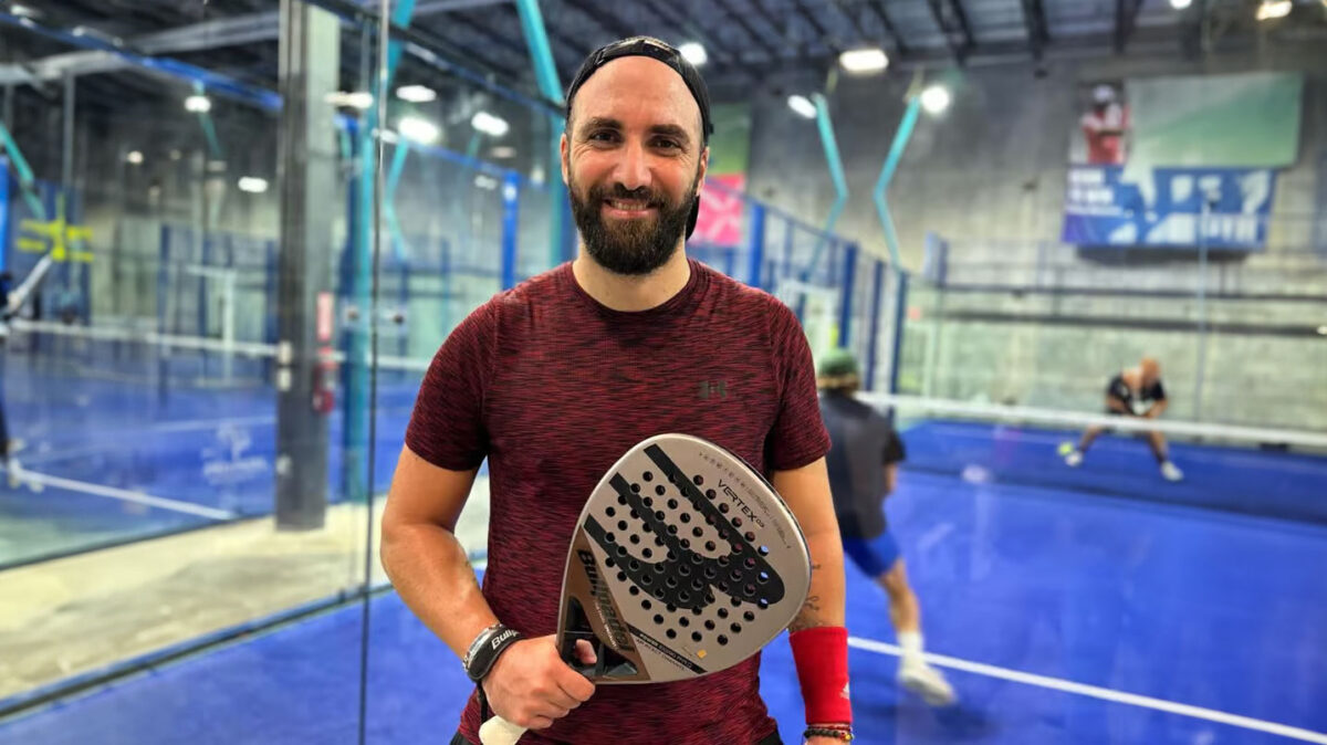 Gonzalo Higuaín se consagró campeón en pádel