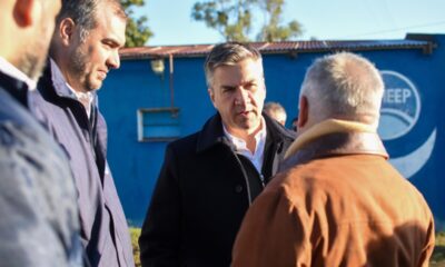 Zdero supervisó el funcionamiento de la planta potabilizadora de agua de Charadai