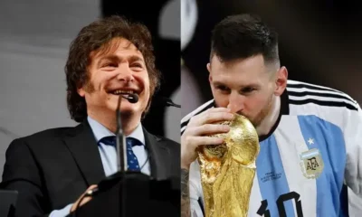 Javier Milei Messi