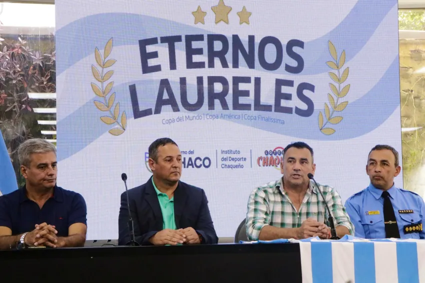 Las copas de la Selección Argentina de Fútbol llegan a Resistencia