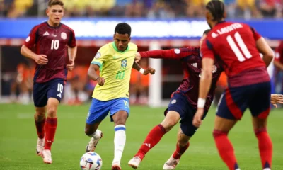 Flojo debut de Brasil en la Copa América: apenas pudo empatar 0 a 0 frente a Costa Rica