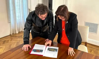 Milei y Bullrich repasaron el trabajo que se está haciendo para la búsqueda de Loan