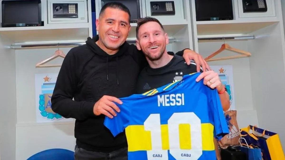 Riquelme, Messi