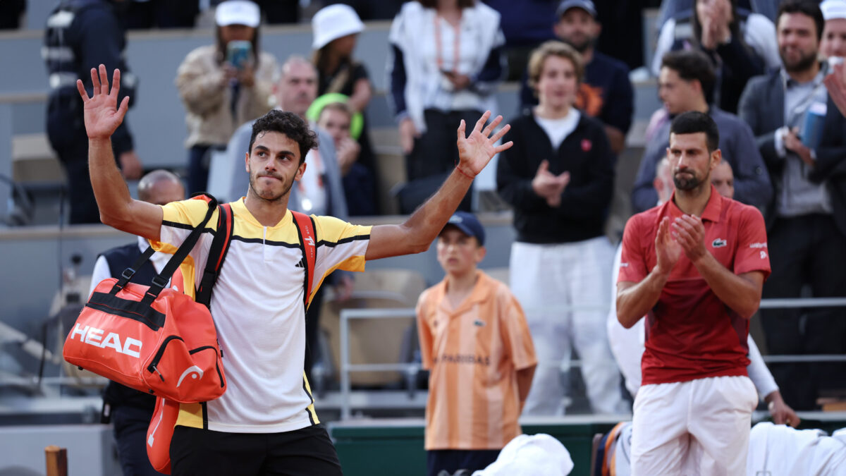 Francisco Cerúndolo tuvo contra las cuerdas a Novak Djokovic, pero quedó eliminado de Roland Garros