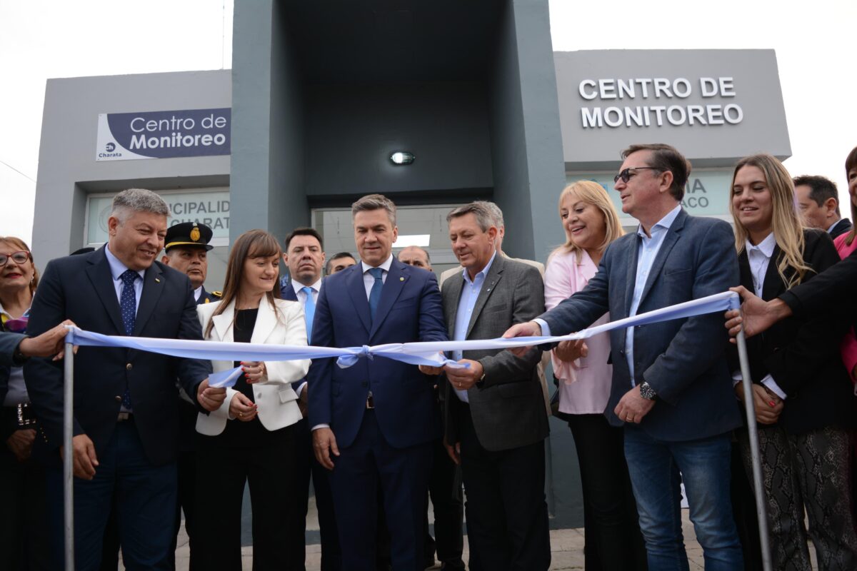 Charata: Zdero inauguró el Centro de Monitoreo Municipal y División 911