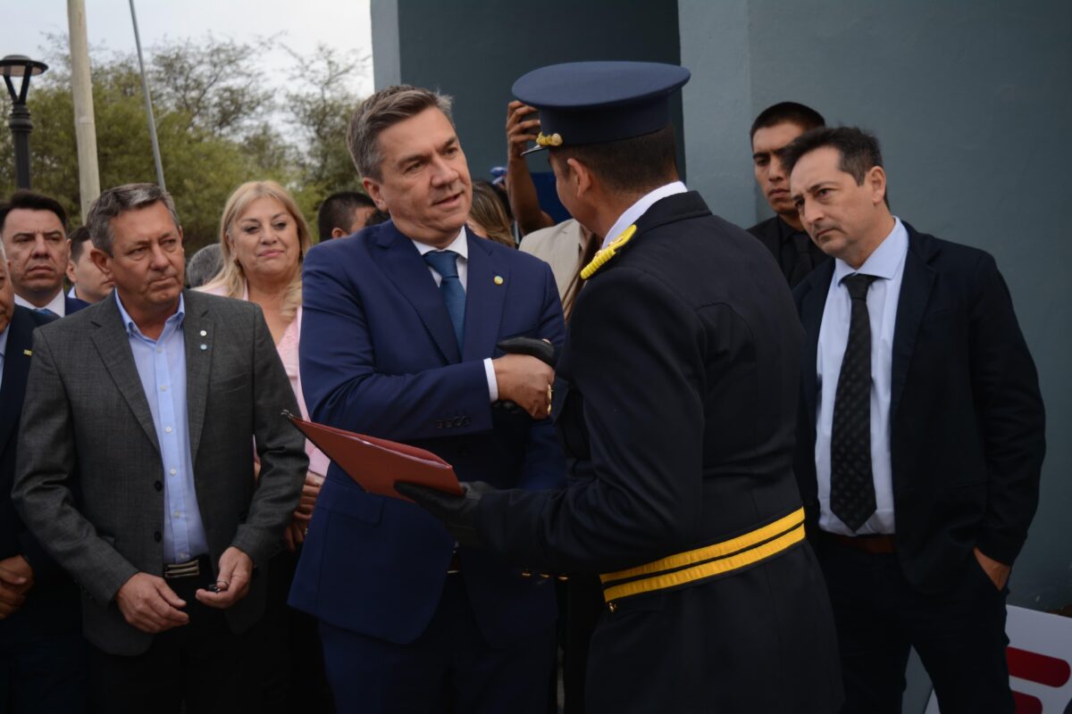 Charata: Zdero inauguró el Centro de Monitoreo Municipal y División 911