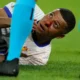 Mbappé se fracturó la nariz