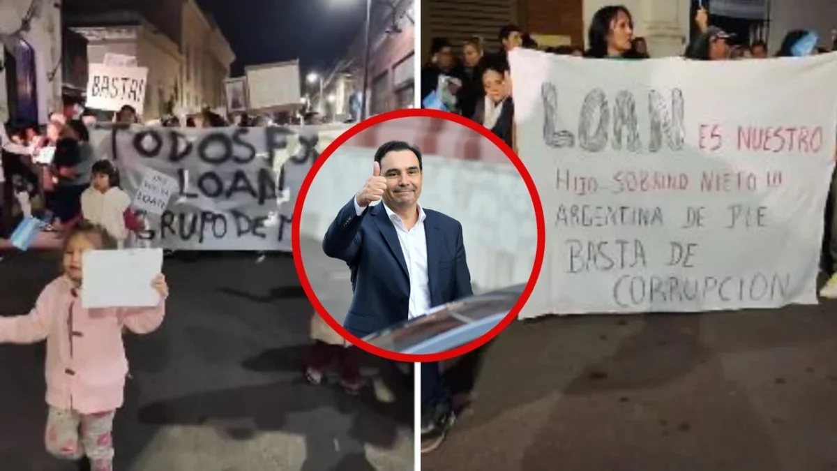 Las calles de Corrientes reclamaron contra Gustavo Valdés por el caso Loan