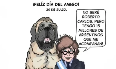 El posteo de Javier Milei por el Día del Amigo: "No seré Roberto Carlos, pero tengo 15 millones de argentinos que me acompañan"