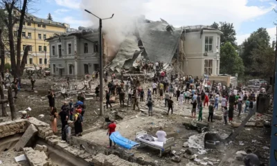 Rusia lanzó un ataque contra un hospital pediátrico en Kiev y otras regiones de Ucrania: hay al menos 20 muertos