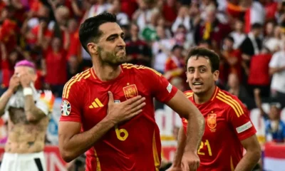 España derrotó a Alemania en tiempo extra y avanzó a semifinales de la Eurocopa