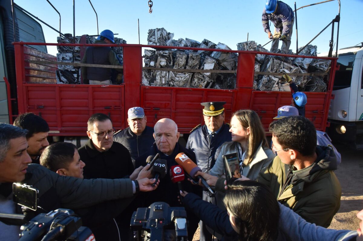 SECHEEP recuperó 25 toneladas de cables robados y otros elementos de la red eléctrica