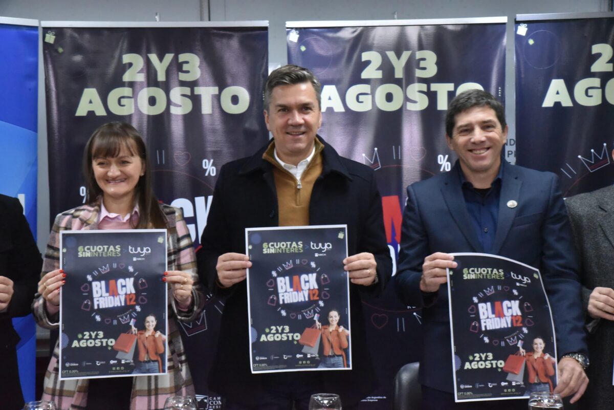 Zdero en el lanzamiento del Black Friday: “Es un Beneficio para el comercio y para toda la gente”