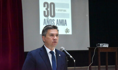 Zdero acompañó el acto por el 30° aniversario del atentado a la AMIA