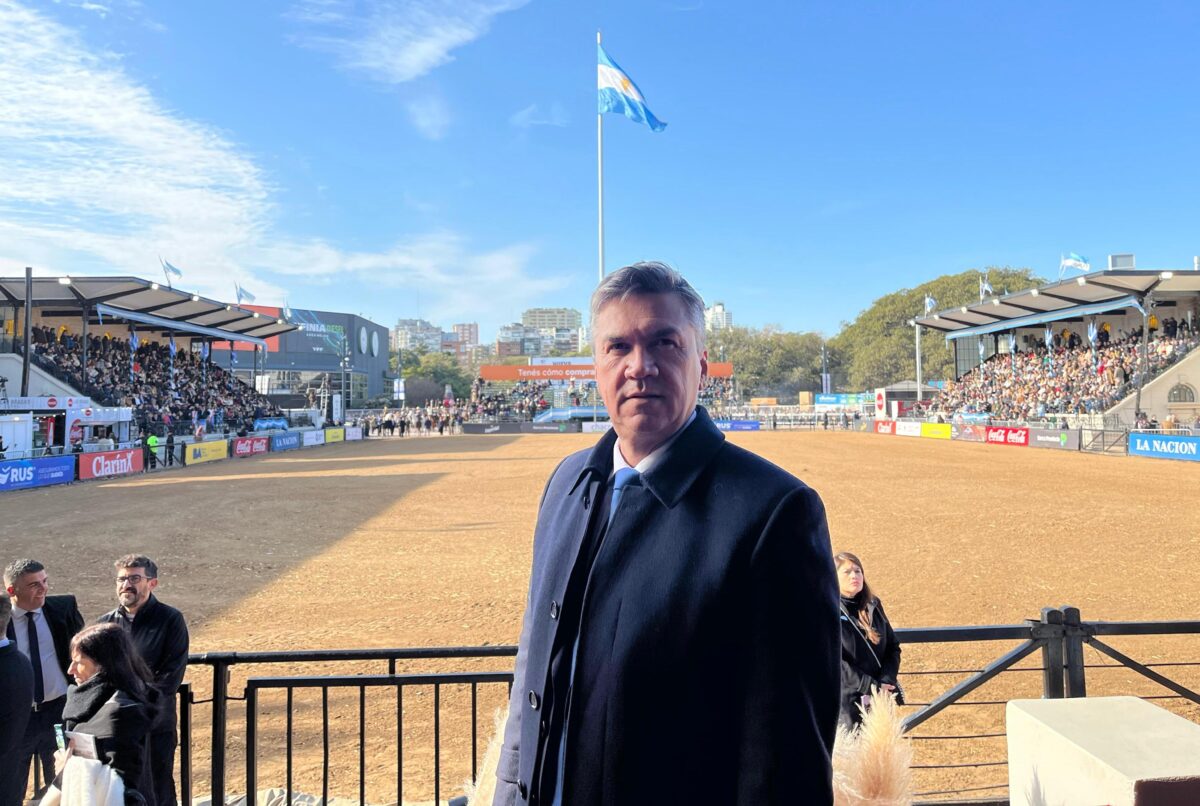 Zdero acompañó el acto de apertura de la 136° Exposición Rural de Palermo