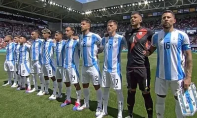 Los franceses silbaron al himno argentino en el debut de la Sub 23 en los Juegos Olímpicos 2024