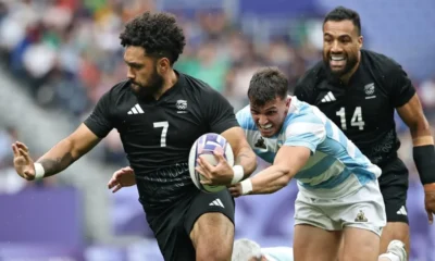 Los Pumas 7s lucharon hasta el final, pero cayeron con los All Blacks y van por el séptimo puesto de los Juegos Olímpicos